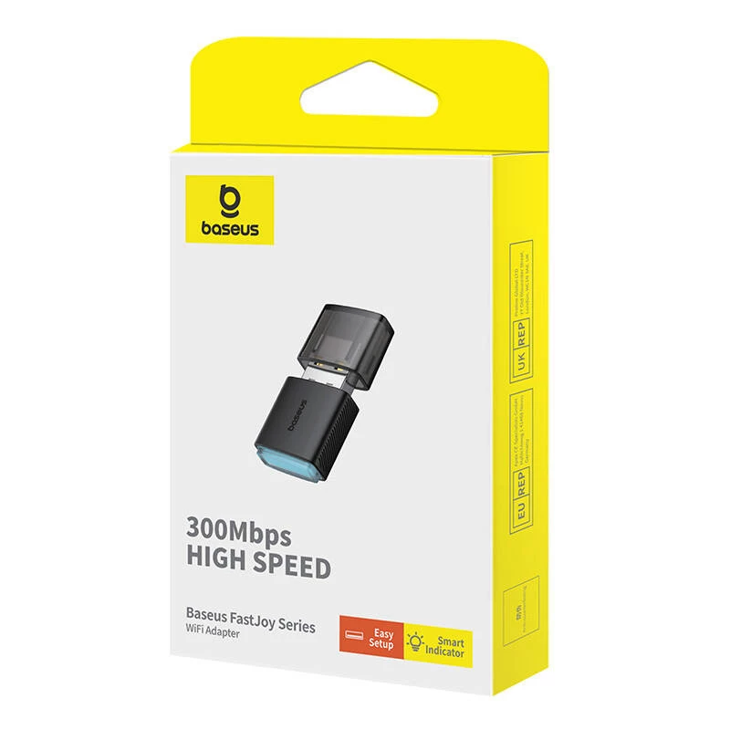 Adattatore WiFi Baseus FastJoy 300Mbps (nero)