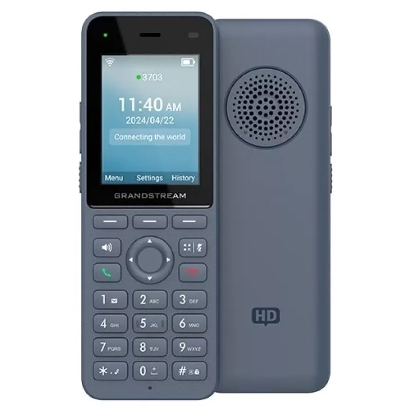 Telefono IP Grandstream Networks WP8256 antracite 3 linee LCD Wi-Fi