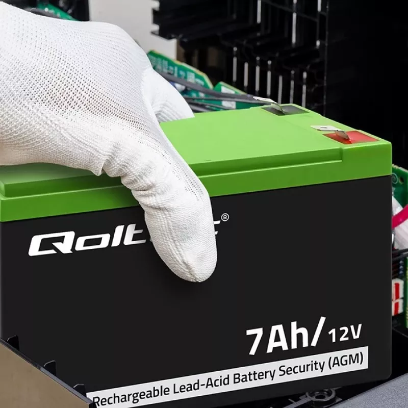 Batteria AGM Qoltec 53076 | 12V | 7Ah | sicurezza