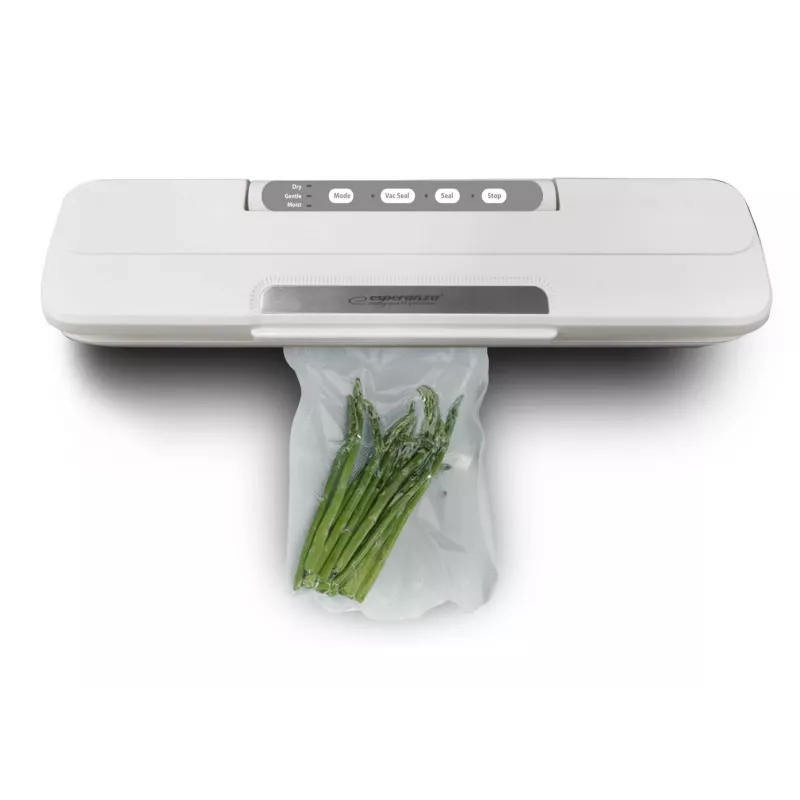 Sottovuoto da tavolo ESPERANZA EKV002 — corpo compatto in plastica, larghezza di lavoro 30 cm, 110 W, bianco