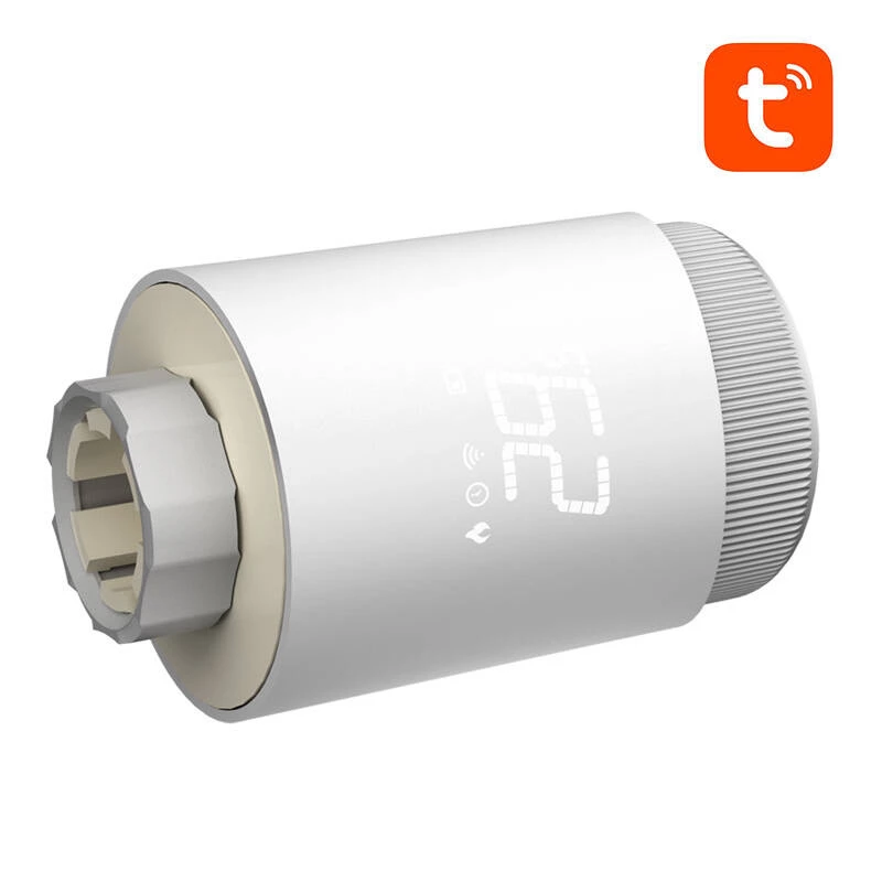 Valvola termostatica per termosifone Avatto TRV10 Zigbee Tuya controllo wireless, TRV smart