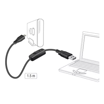 Cavo USB DeLOCK 84803 USB 2.0 1,5 m USB A Micro-USB B nero