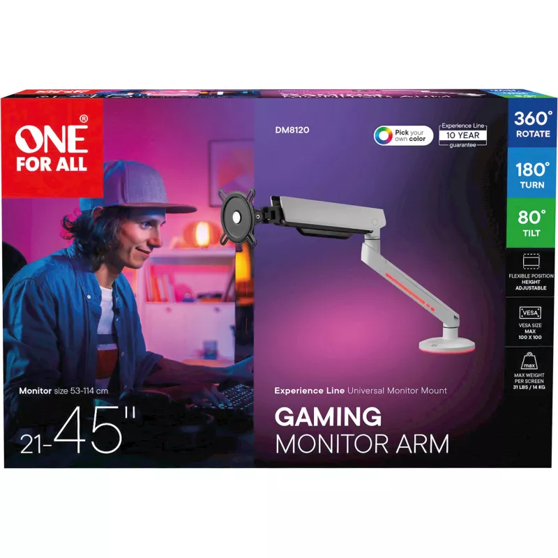 One For All DM8120 Experience-line kit di montaggio VESA display LCD 21-45 RGB