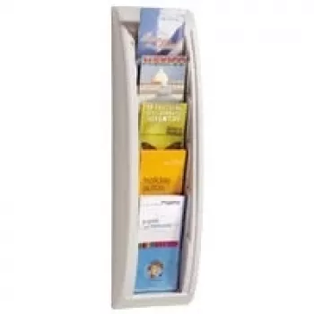 Paperflow portadocumenti QUICK BLICK 4062.02 — organizer da scrivania con 5 scomparti, grigio
