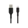 Cavo intrecciato USB-Lightning 15cm nero
