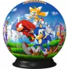Puzzle 3D a sfera Ravensburger Sonic the Hedgehog, 72 pezzi, modello 11592