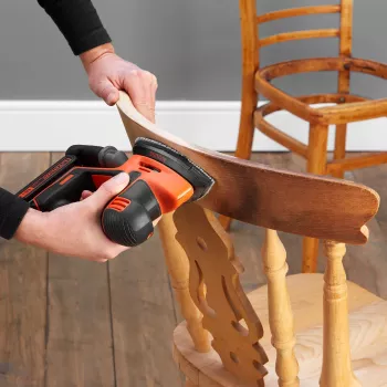 Levigatrice di dettaglio Black & Decker BDCDS18N, senza fili 18V Li‑Ion 1,5 Ah, 12.000 giri/min, nero/arancione