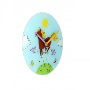 Orologio NeXtime 8812 Jump for joy, Ø30 cm, orologio da parete, blu/multicolore