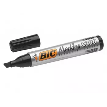 Pennarello indelebile BIC ECO 2300, nero, punta tonda 4–5 mm