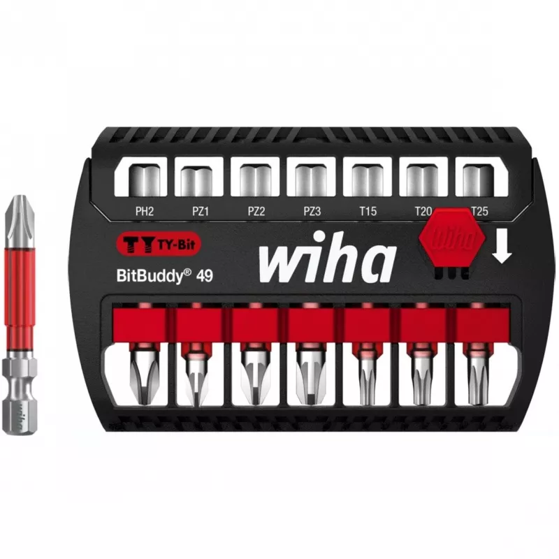 Set di bit Wiha BitBuddy TY 49 mm