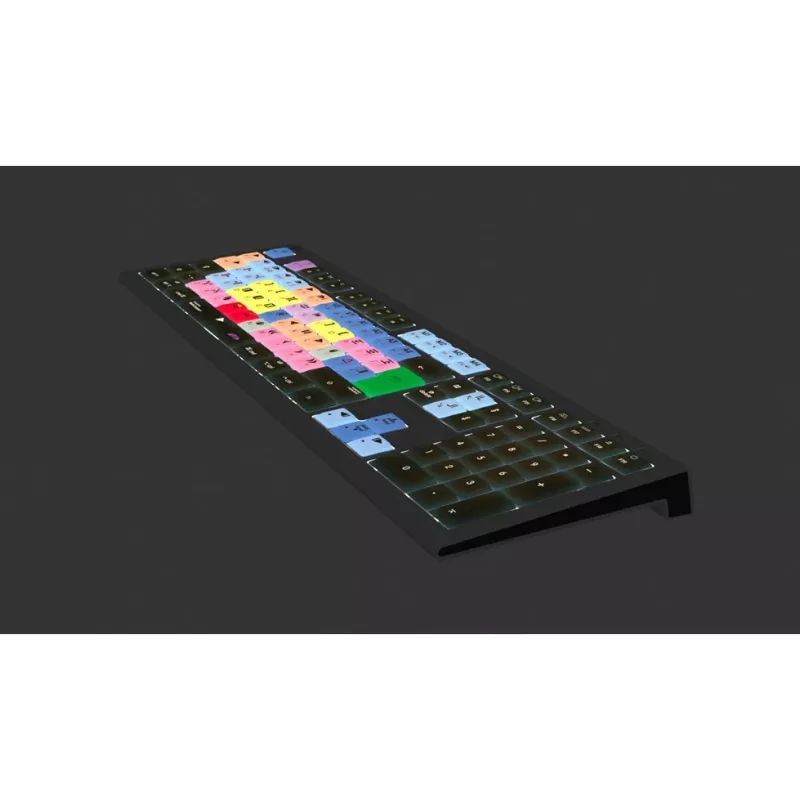 Logickeyboard LKB-MCOM4-A2M-UK tastiera USB QWERTY inglese nero (LKB-MCOM4-A2M-UK)
