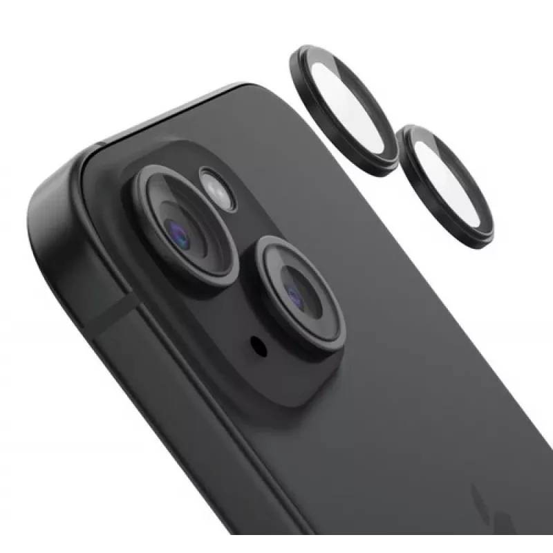 Pellicola protettiva in vetro temperato per fotocamera, Belkin OVA179HQBK, per iPhone 15 e iPhone 15 Plus – confezione da 2