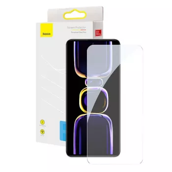 Pellicola protettiva in vetro temperato Baseus per Redmi K60 / K60 Pro, spessore 0,3 mm