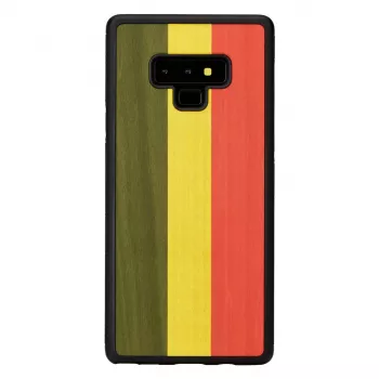Custodia per smartphone man and wood per Samsung Galaxy Note 9 — Reggae nero custodia protettiva