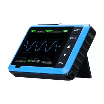 Oscilloscopio mini portatile 2-in-1 e generatore di segnale Fnirsi DSO510 — larghezza di banda 100 MHz, frequenza di campionamento 1 GS/s