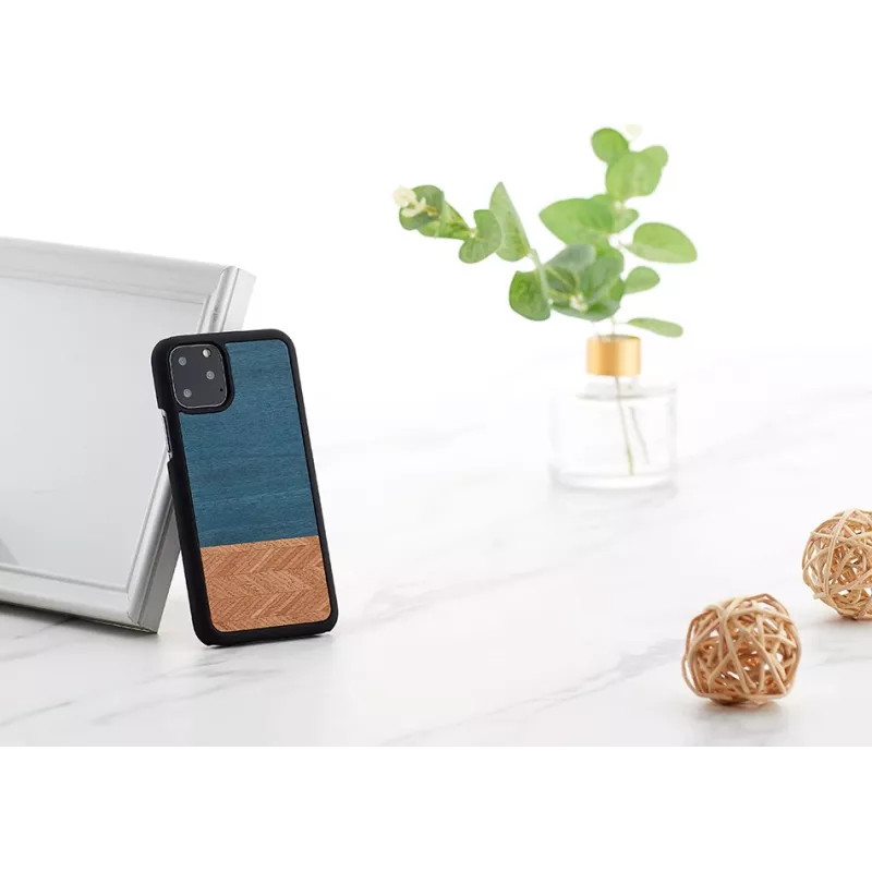 Custodia per smartphone man and wood per iPhone 11 Pro – denim nero