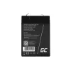 Batteria per UPS Green Cell AGM11 6 V 5 Ah piombo-AGM (VRLA) batteria singola, 70×100×47 mm, 780 g