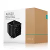 Dissipatore ad aria per processore DeepCool AK620 DIGITAL 12 cm nero 1 pezzo