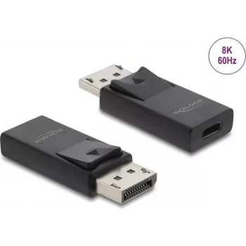 Adattatore DELOCK USB Type-C a DisplayPort 8K con supporto HDR e HDCP