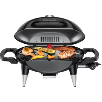ROMMELSBACHER BBQ 4000, 2200 W, grill, elettrico, 300 °C, da tavolo, rosso ruggine
