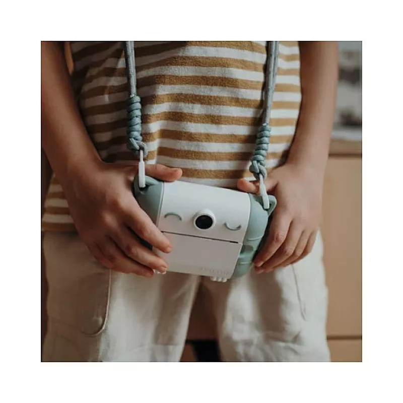 Fotocamera digitale per bambini KIDYWOLF Kidyprint verde bianco