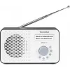 TechniSat VIOLA 200 radiosveglia digitale DAB+, bianco/nero