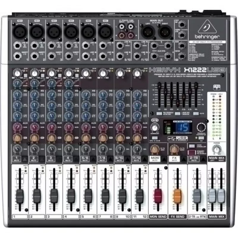 Mixer audio Behringer X1222USB 4 canali