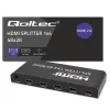 Qoltec 51799 Splitter HDMI attivo 4 x HDMI 4K x 2K | 6 Gb/s | 60 Hz