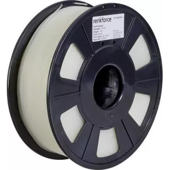 Materiale per stampa 3D Renkforce RF-4511200 acido polilattico (PLA) trasparente 1 kg (RF-4511200)