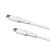 Cavo fisso in silicone liquido FIXDLS-CC12-WH 60W cavo dati USB bianco