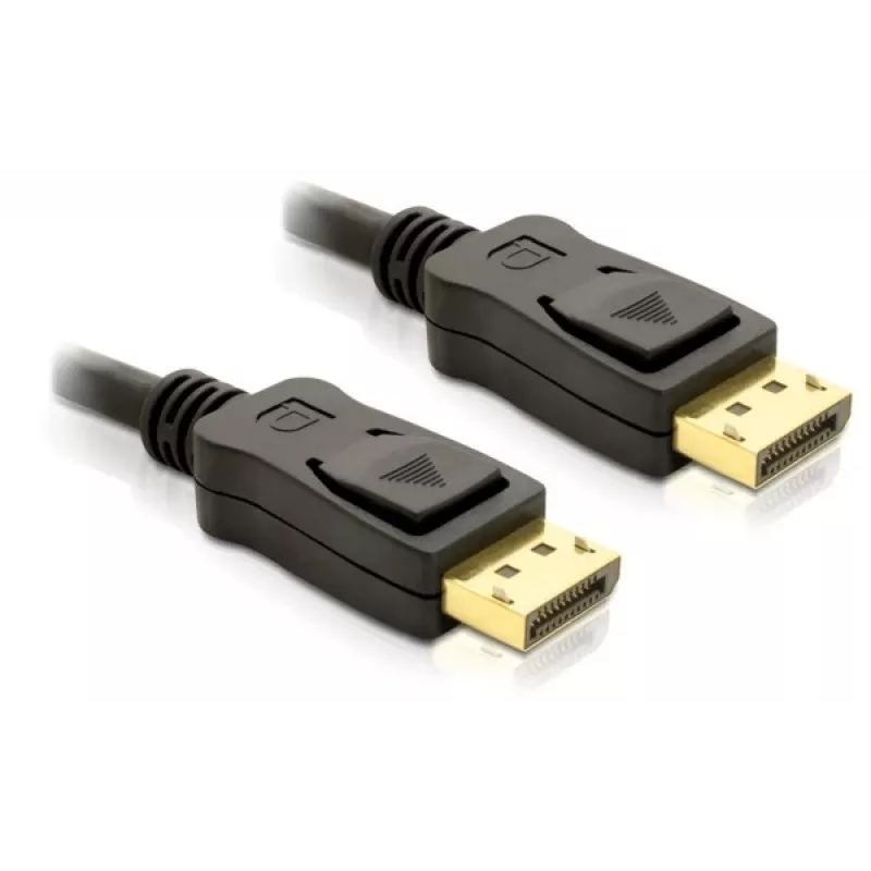 Cavo DisplayPort DeLOCK 82424 3 m maschio-maschio oro nero