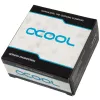 Raccordo Alphacool 17473 — ottone 23 mm altezza, 26 mm diametro, nero