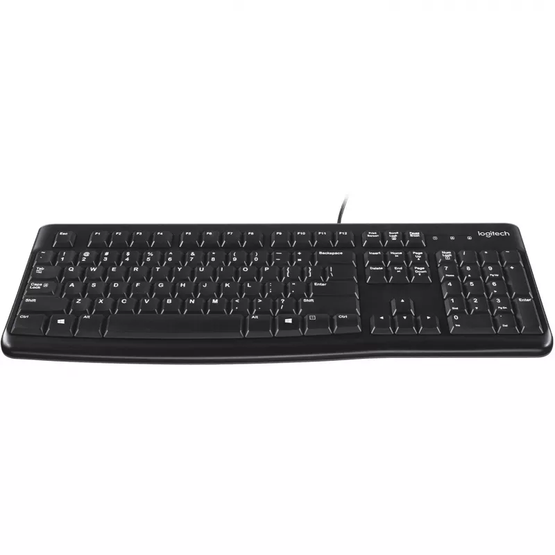 Logitech K120 tastiera USB QWERTY spagnola nera (920-002499)