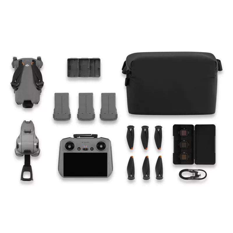 DJI MINI 5 PRO Fly More Combo (RC2) drone leggero 249g con sensore 50MP, Lidar, 3 batterie, radiocomando con schermo