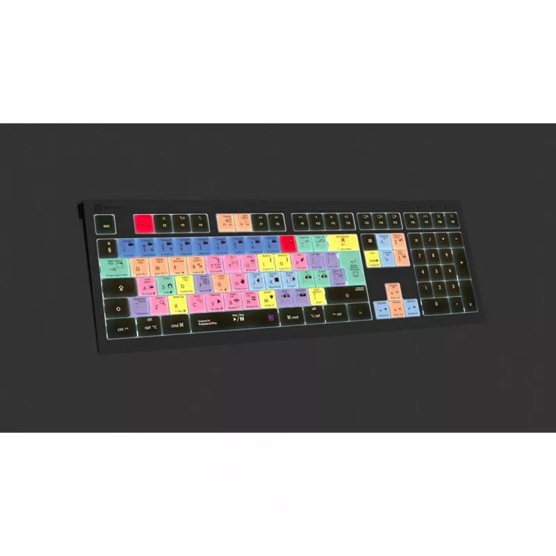Logickeyboard LKB-PPROCC-A2M-UK tastiera USB QWERTY inglese nero (LKB-PPROCC-A2M-UK)