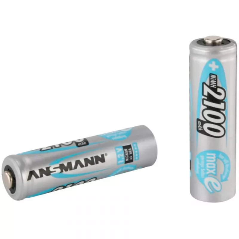 1x4 Ansmann maxE NiMH batteria ricaricabile Mignon AA 2100 mAh 5035052