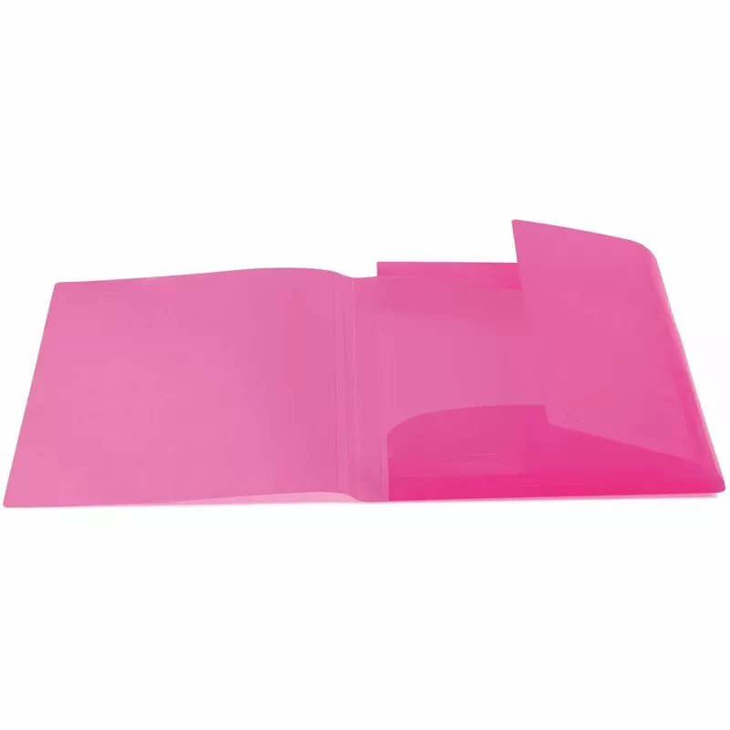 Cartella in polipropilene (PP) rosa trasparente A4 HERMA 19505