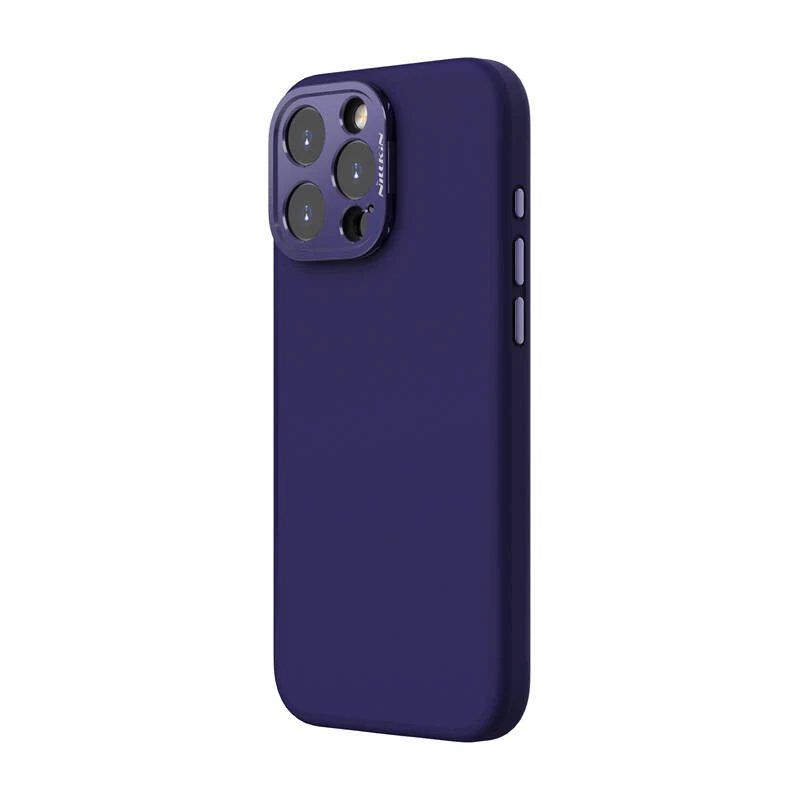 Custodia magnetica Nillkin LensWing per iPhone 16 Pro Max – viola, fissaggio magnetico, aperture precise