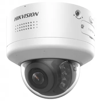Telecamera dome Hikvision DS-2CD2746G2H-IPTRZS2U/SL 4 MP motorizzata PTRZ Vario 2,8–12 mm