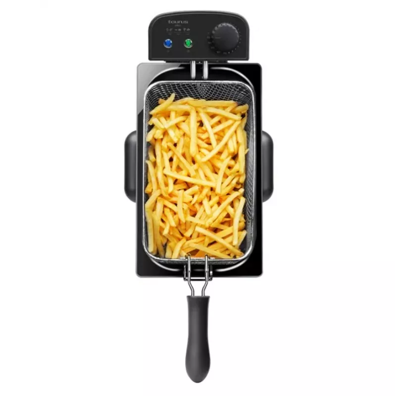 Friggitrice Taurus Fry 3 Single – capacità 3 L, 2000 W, acciaio inox, termostato regolabile 150–190°C