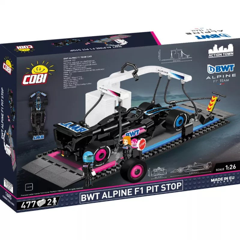 BWT Alpine F1 Boxenstopp, giocattolo da costruzione