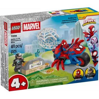 LEGO MARVEL 11206 Spidey sulla sua moto contro Rhino