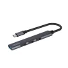 Hub USB 3.0 4 porte SAVIO AK-71 con host USB-C, 5000 Mbit/s, garanzia 2 anni