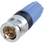 Connettore maschio BNC Neutrik, dritto 75 NBNC75BLP9 1 pezzo (NBNC75BLP9)