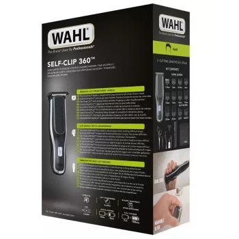 Wahl Self-Clip 360 nero, argento agli ioni di litio (Li-Ion)