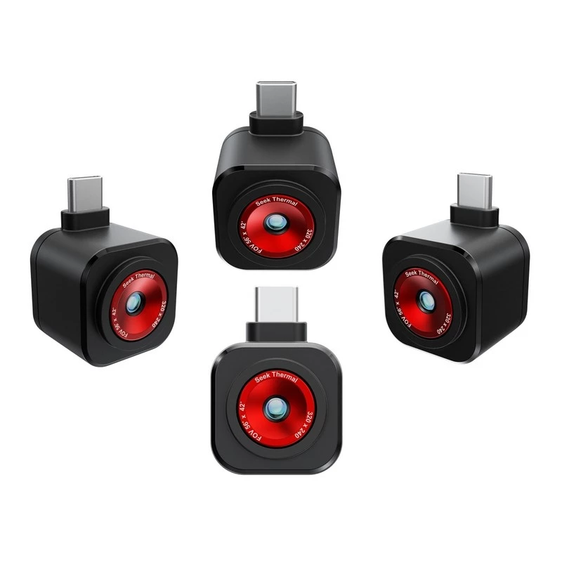 Seek Thermal Nano 300 CQ-DBAX termocamera per Android, USB-C, 320×240, 25 Hz, nera