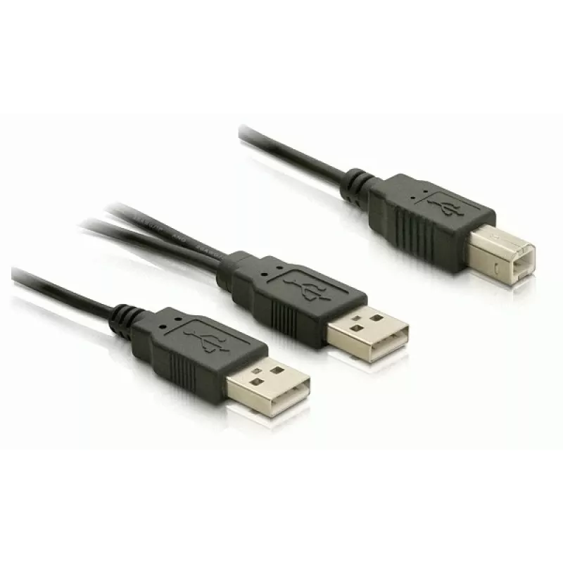 Cavo USB DeLOCK USB-B/USB-A 1 m nero