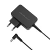 Qoltec 51033 alimentatore per ultrabook HP, 45 W, 19,5 V, 2,31 A, 4,5x3,0 mm + pin, per interni, nero