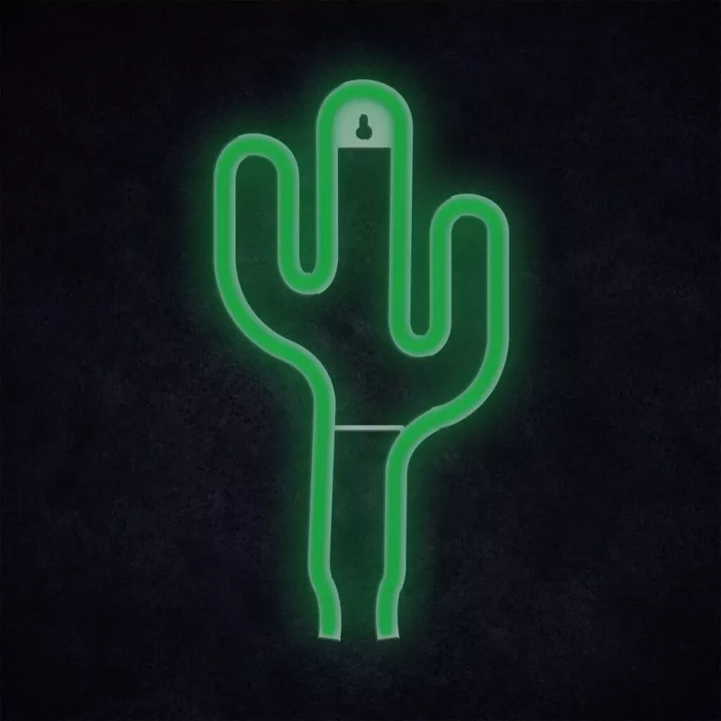 Luce neon MANTA SNL74GN Verde cactus — insegna neon decorativa, modello SNL74GN