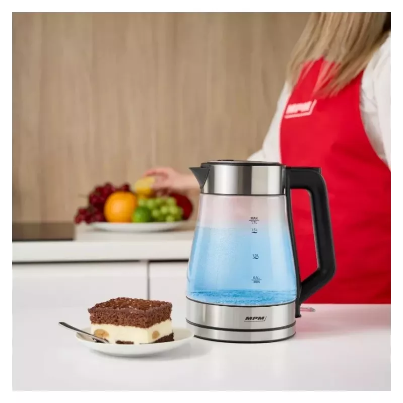 Bollitore MPM 1.7L 2200W nero